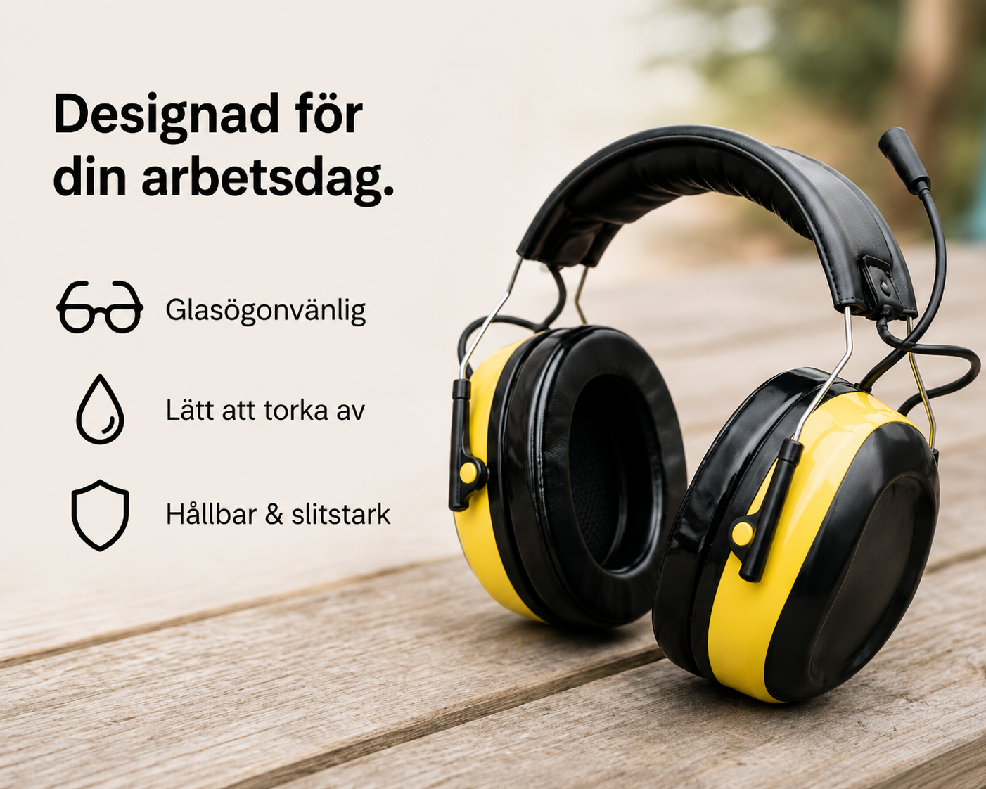 Gelkuddar, kompatibel med Peltor hörselkåpor