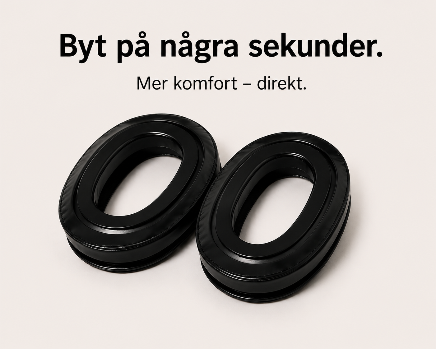Gelkuddar, kompatibel med Peltor hörselkåpor